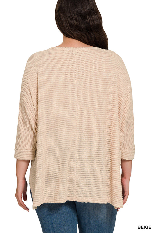 Jacquard Sweater Plus