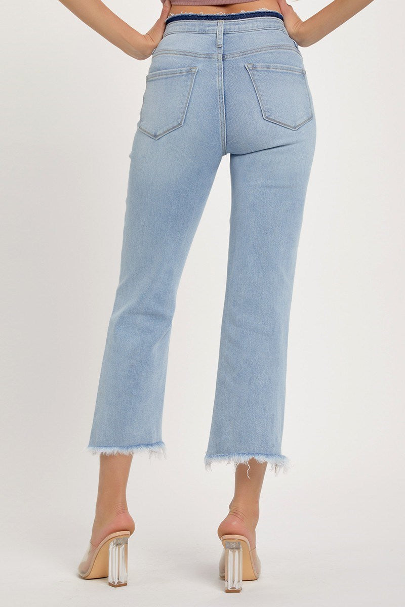 RISEN High Crop Flare Jean